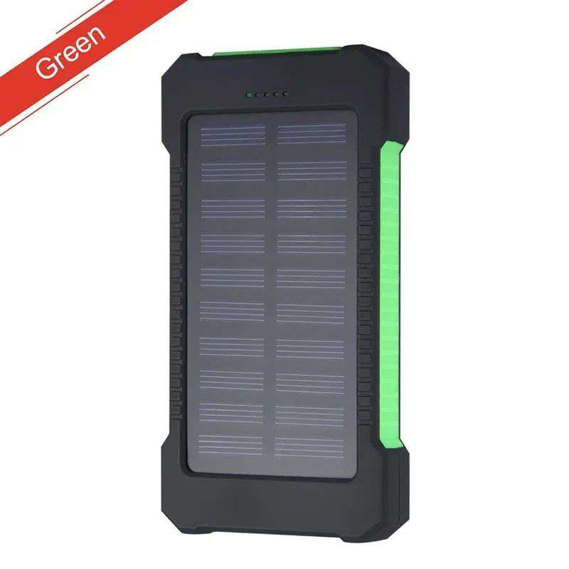 200000mAh Portable Solar Power Bank External Battery Fast Charging Waterproof Powerbank with SOS Flashlight Poverbank for Xiaomi - olympicfangear
