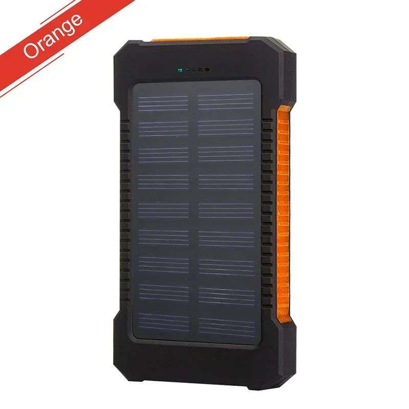 200000mAh Portable Solar Power Bank External Battery Fast Charging Waterproof Powerbank with SOS Flashlight Poverbank for Xiaomi - olympicfangear