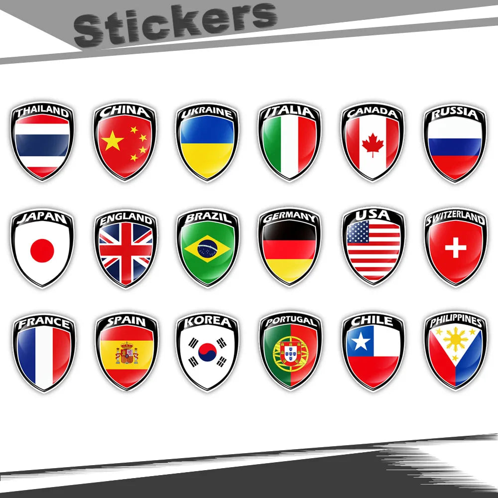 3d Stickers Motorcycle Reflective Italian