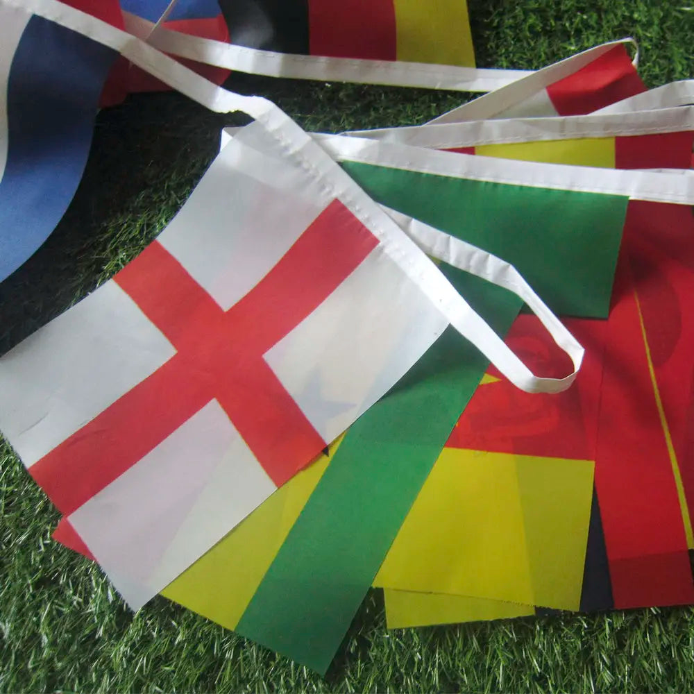 Europe Countries Flag 24pcs Euro Cup Country Flag Bunting National String Flags Banner Football Event Garlands decor
