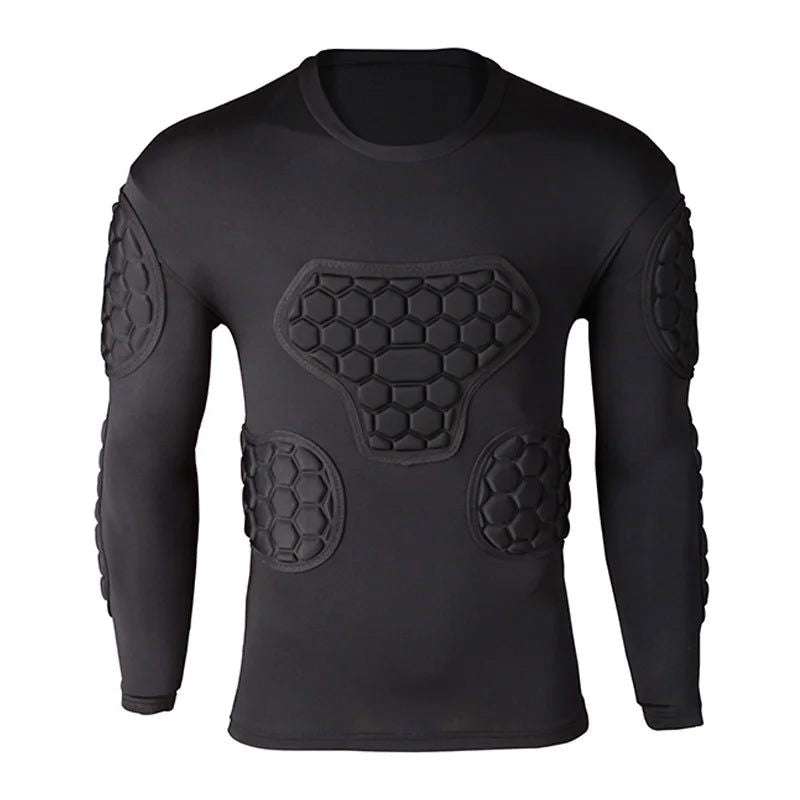 Professional goalkeeper armor uniforms football goalkeeper jerseys thicken EVA sponge elbow goalkeeper sports uniforms - olympicfangear