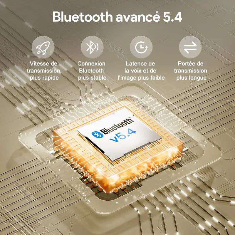 QCY H3 ANC Wireless Headphones Bluetooth 5.4 Hi-Res Audio Over Ear Headset 43dB Hybrid Active Noise Cancellation Earphones 60H - olympicfangear