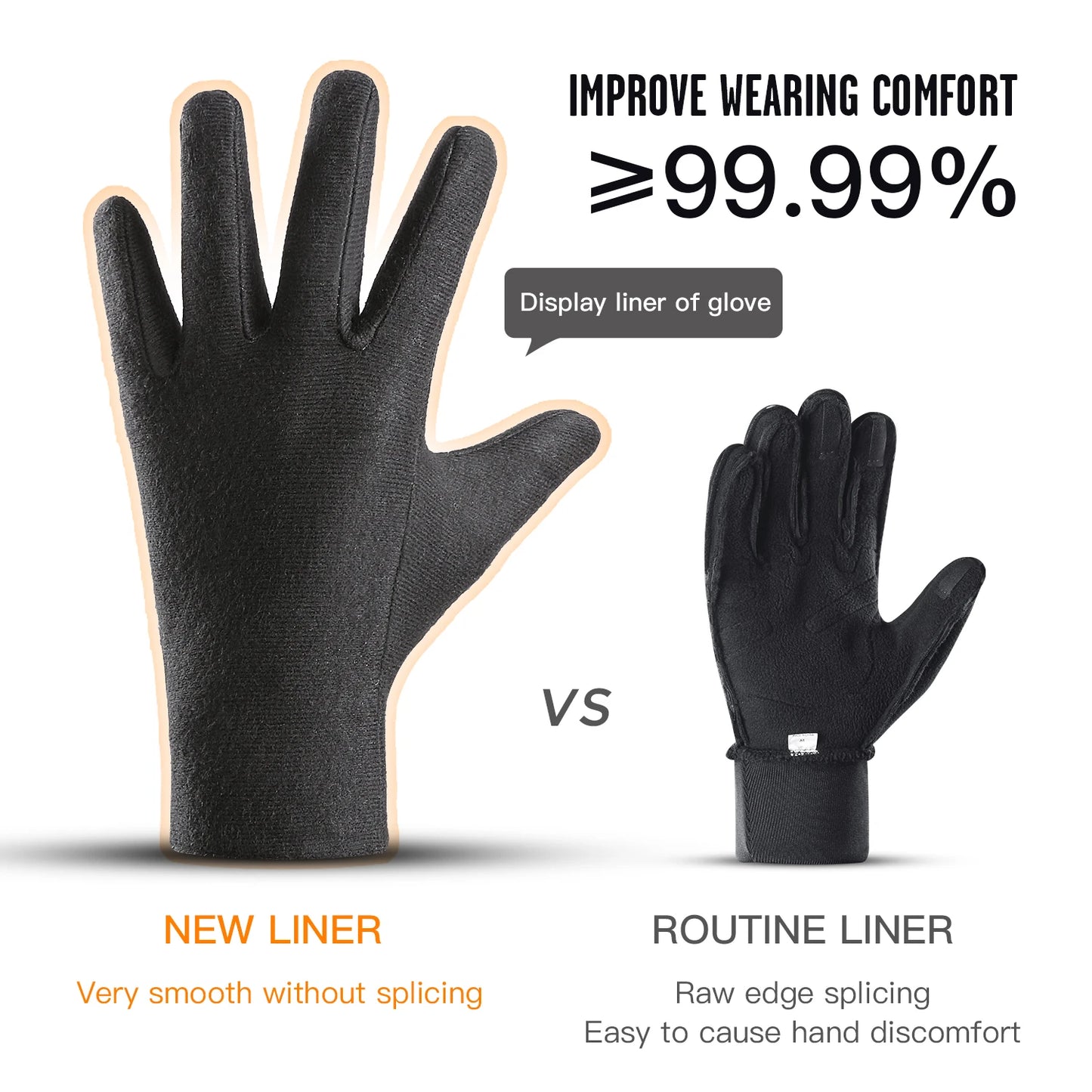 Winter Cycling Gloves for Outdoor Sports Waterproof Windproof Touch Screen Motorcycle Ski Running Gloves - olympicfangear