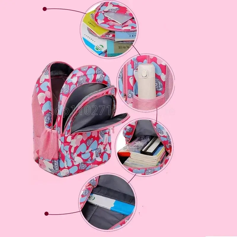 Disney Stitch School Bag Backpack for Boys and Girls Student Teenager Child Knapsack Rucksack Birthday Gift - olympicfangear