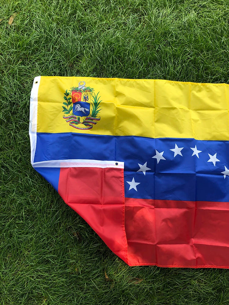 Venezuela flag 90X150CM 3x5fts polyester hanging baner VE VEN Venezuela flags country flag for indoor outdoor home banner