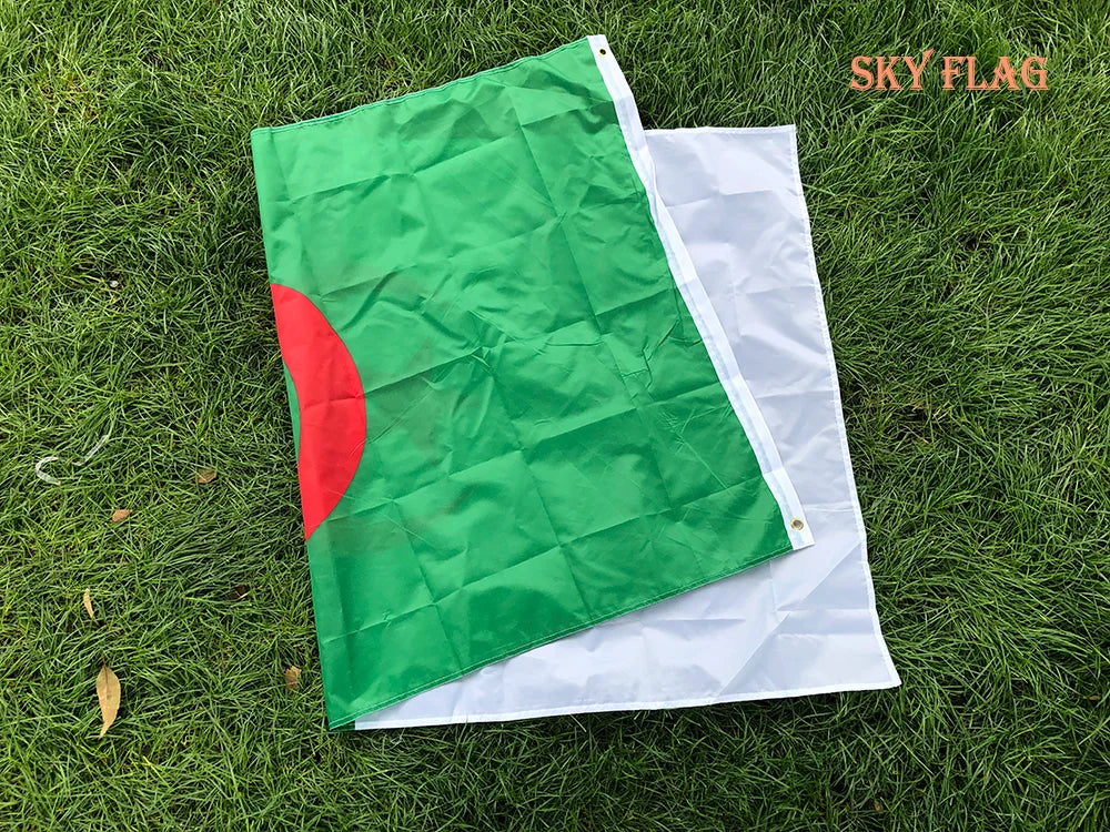 Algeria Flag 90x150cm Hanging Polyester High Quality ALG Algeria flag National Flag Banner Office Activity parade for decoration