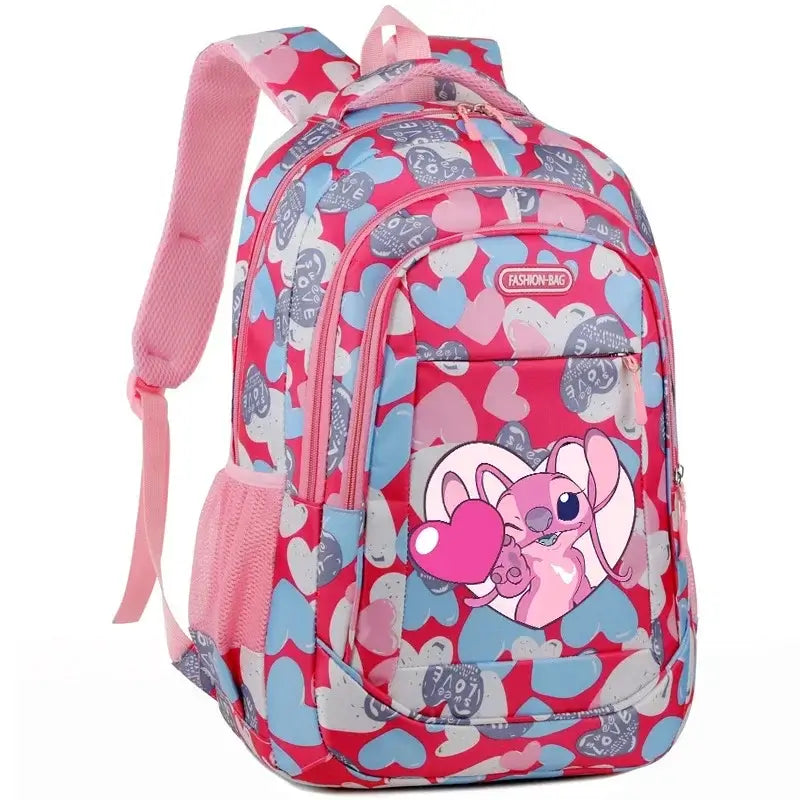 Disney Stitch School Bag Backpack for Boys and Girls Student Teenager Child Knapsack Rucksack Birthday Gift - olympicfangear