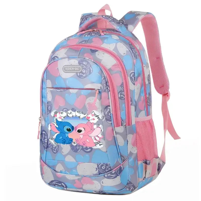 Disney Stitch School Bag Backpack for Boys and Girls Student Teenager Child Knapsack Rucksack Birthday Gift - olympicfangear