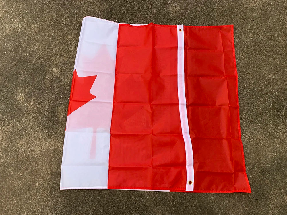 90x150cm Canada flag  Canada national Flag double side polyster hanging great Canadian flag Decoration banner