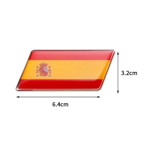 3D Epoxy Sweden France Germany Car Flag Sticker for SUBARU STI XV Tribeca Forester Impreza Outback Legacy BRZ WRX