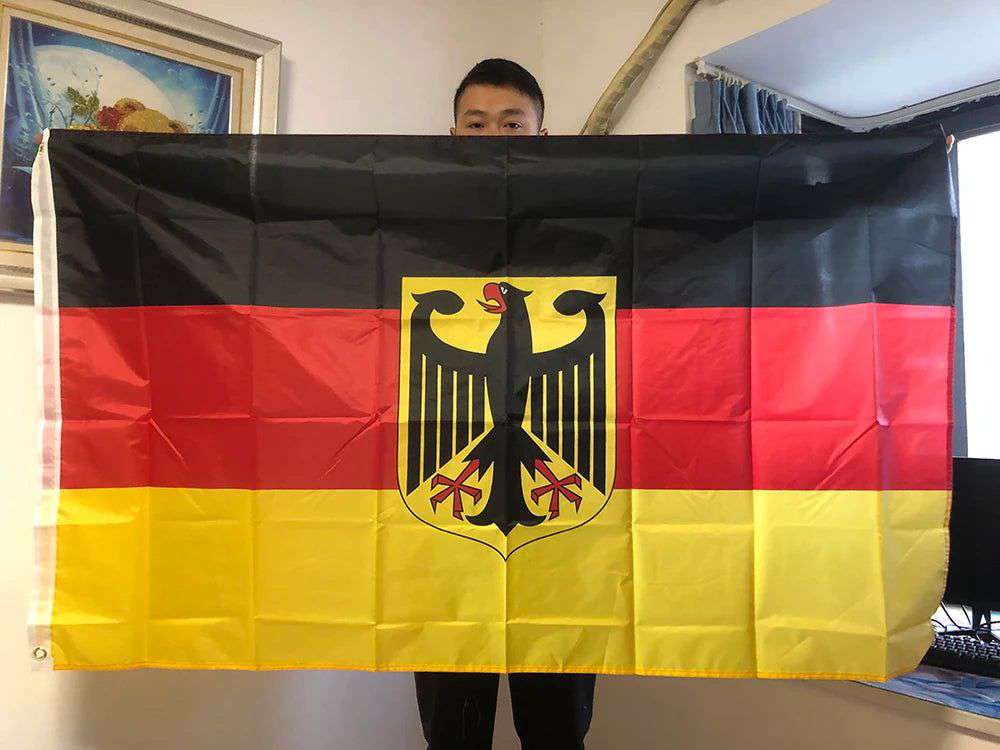 01 Germany National Emblem Flag – Durable Polyester Fan Banner olympicfangear.com