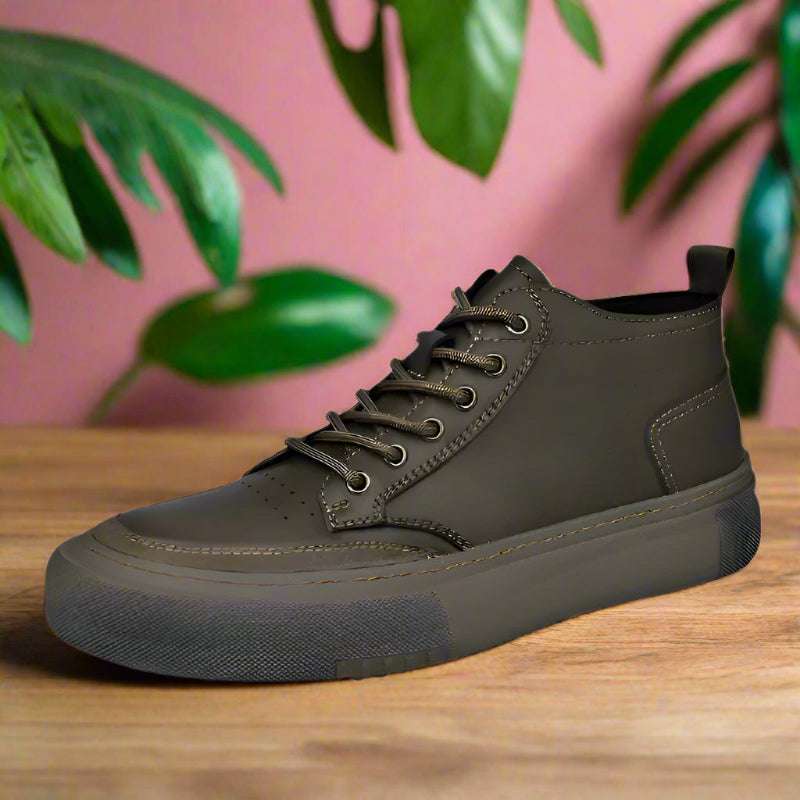 Autumn Winter New Luxury Men's Leather Shoes Comfortable Oxford Fashion Walking Shoes Non-slip Rubber Sole Man Shoes - olympicfangear