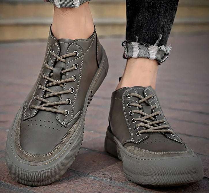 SURGUT Autumn Winter New Luxury Men's Leather Shoes Comfortable Oxford Fashion Walking Shoes Non-slip Rubber Sole Man Shoes - olympicfangear