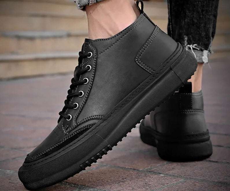 SURGUT Autumn Winter New Luxury Men's Leather Shoes Comfortable Oxford Fashion Walking Shoes Non-slip Rubber Sole Man Shoes - olympicfangear