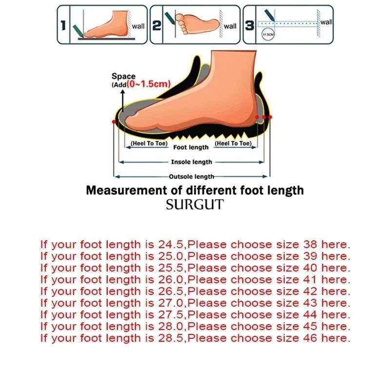 SURGUT Leather Men Ankle Boots Comfortable Platform Walking Boots New Design Soft Leather Office Business Boots Sneakers - olympicfangear
