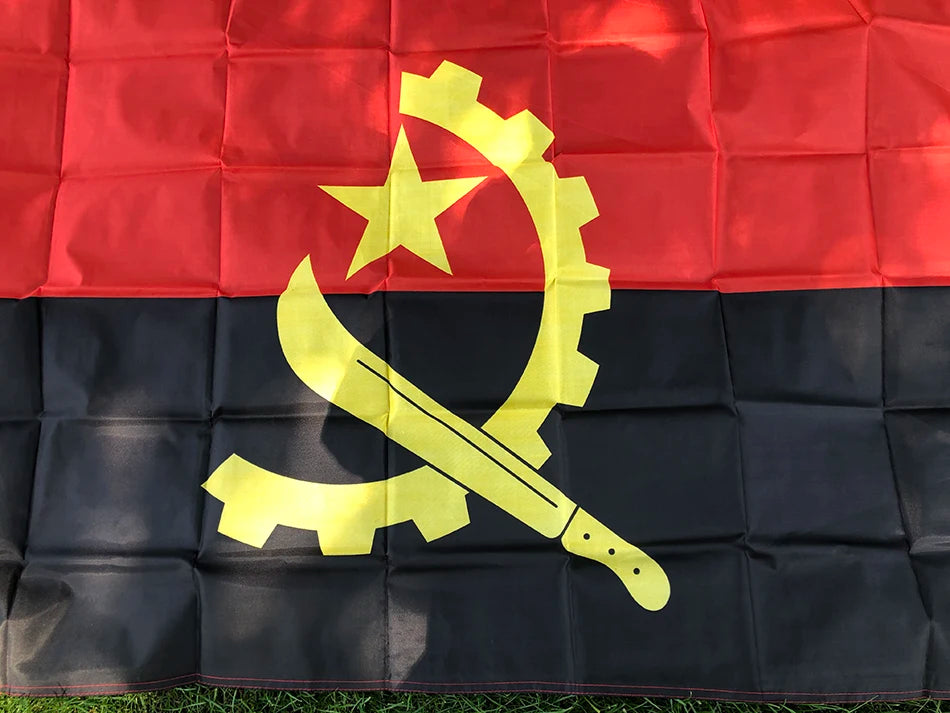 Angola Flag 90X150cm Polyester Angolan National Flag Banner For home Decoration Hanging banner