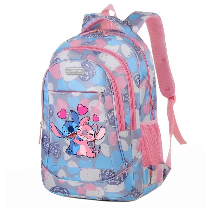 Disney Stitch School Bag Backpack for Boys and Girls Student Teenager Child Knapsack Rucksack Birthday Gift - olympicfangear