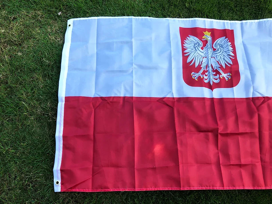 Poland Eagle Flag – Polyester Indoor & Outdoor Banner