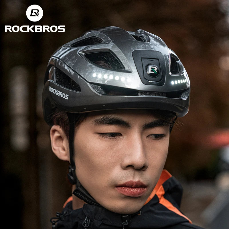 Rockbros Rechargeable Cycling Helmet - View 2