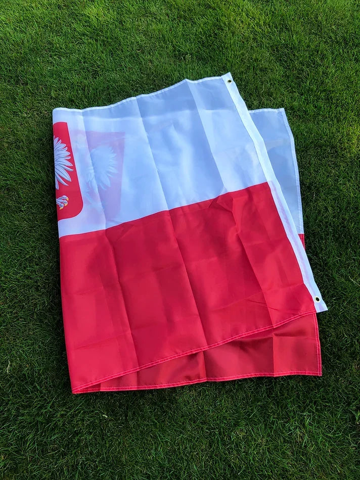 Poland Eagle Flag – Polyester Indoor & Outdoor Banner