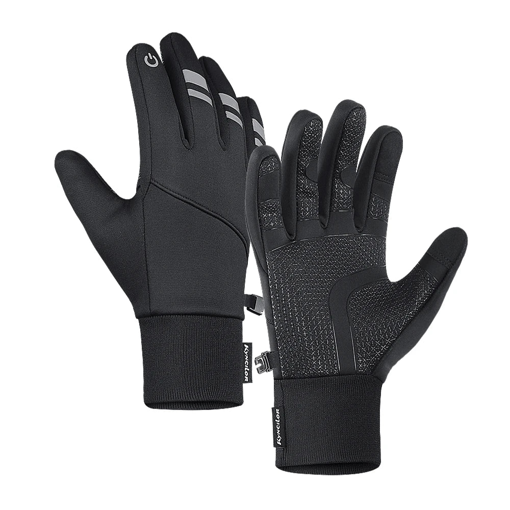 Winter Cycling Gloves for Outdoor Sports Waterproof Windproof Touch Screen Motorcycle Ski Running Gloves - olympicfangear