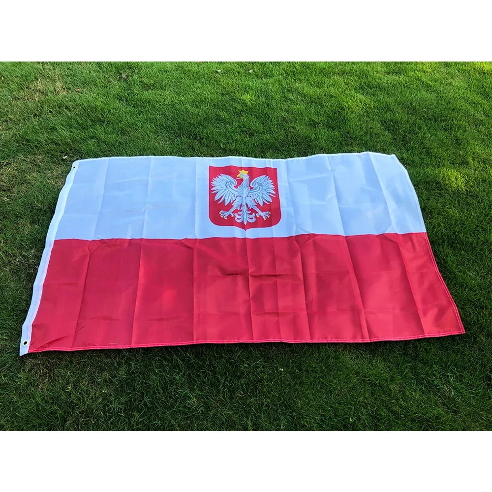 Poland Eagle Flag – Polyester Indoor & Outdoor Banner