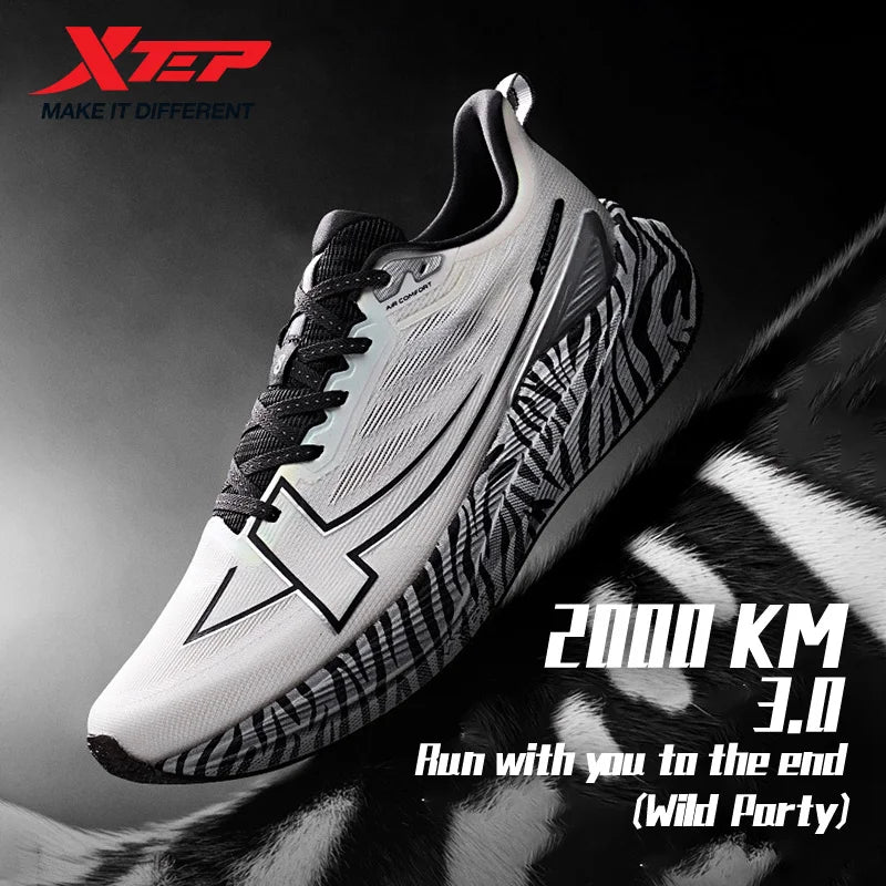Xtep 2000km 3.0 Men’s Running Shoes – Cushioned Training