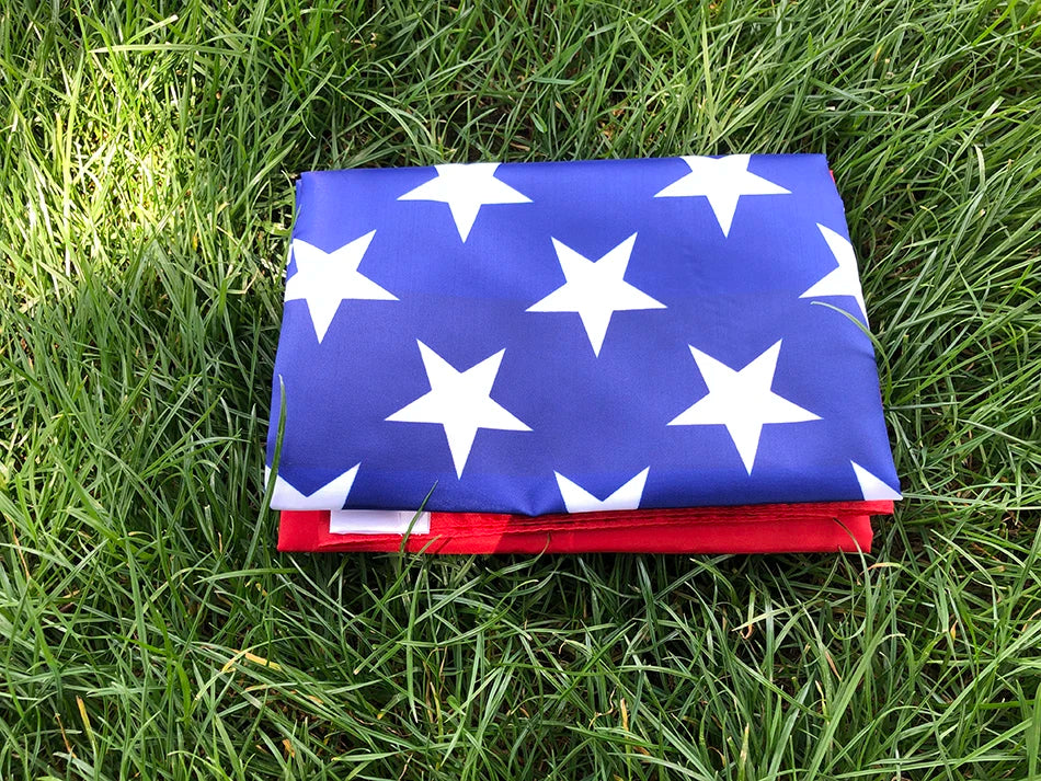 us flag 90X150CM High Quality Double Sided Printed Polyester stars and stripes united states us usa american flag for decoration