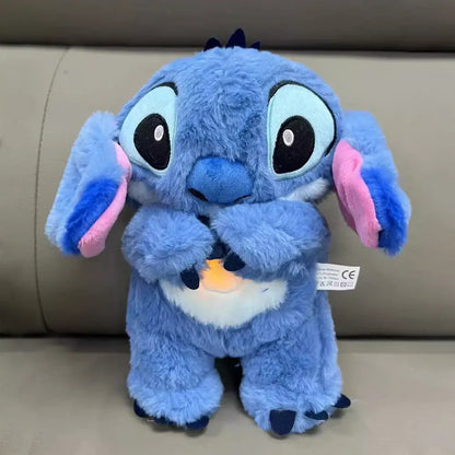 Disney Stitch plush doll with glowing belly