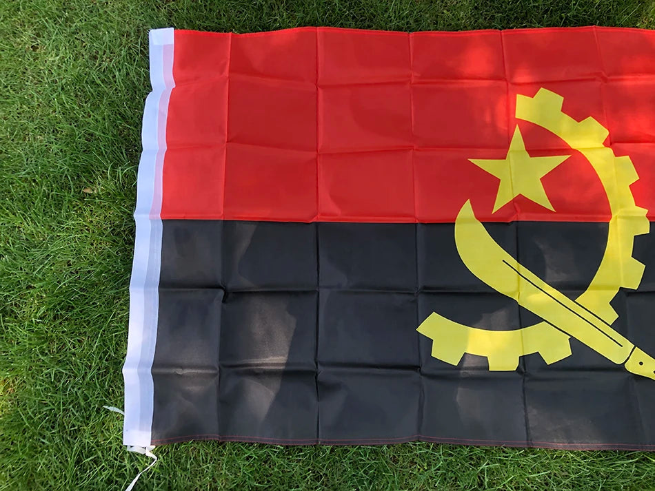 Angola Flag 90X150cm Polyester Angolan National Flag Banner For home Decoration Hanging banner