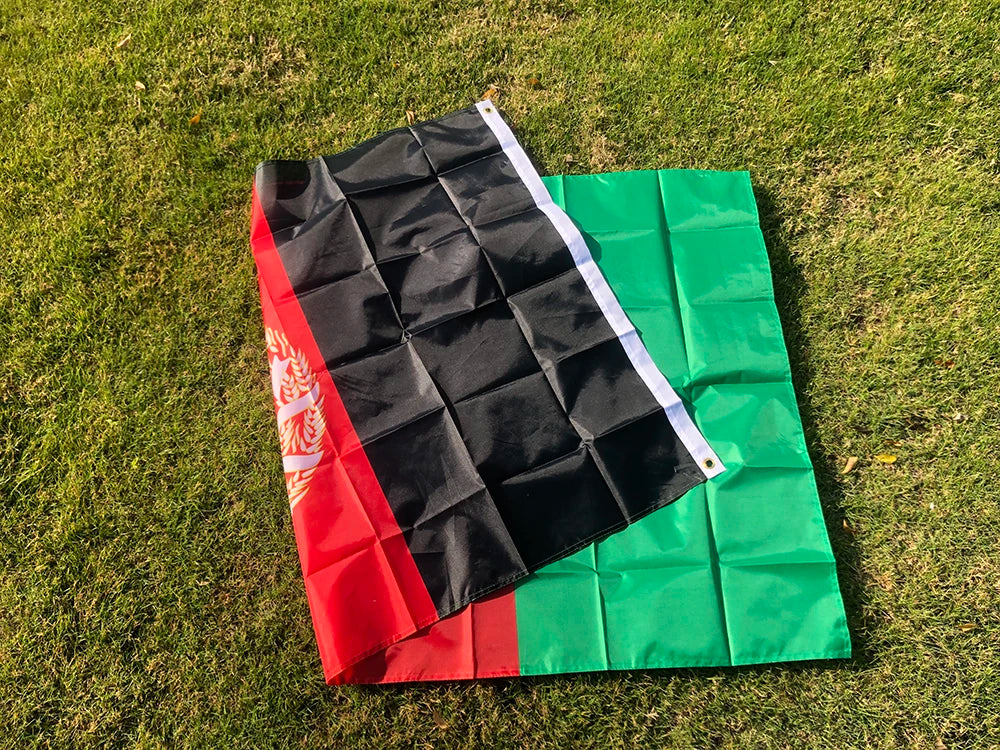 Afghanistan Flag 90X150cm Afghan Afghani Kabul National Flags AF AFG Islamic Republic of Afghanistan Banner for home decoration