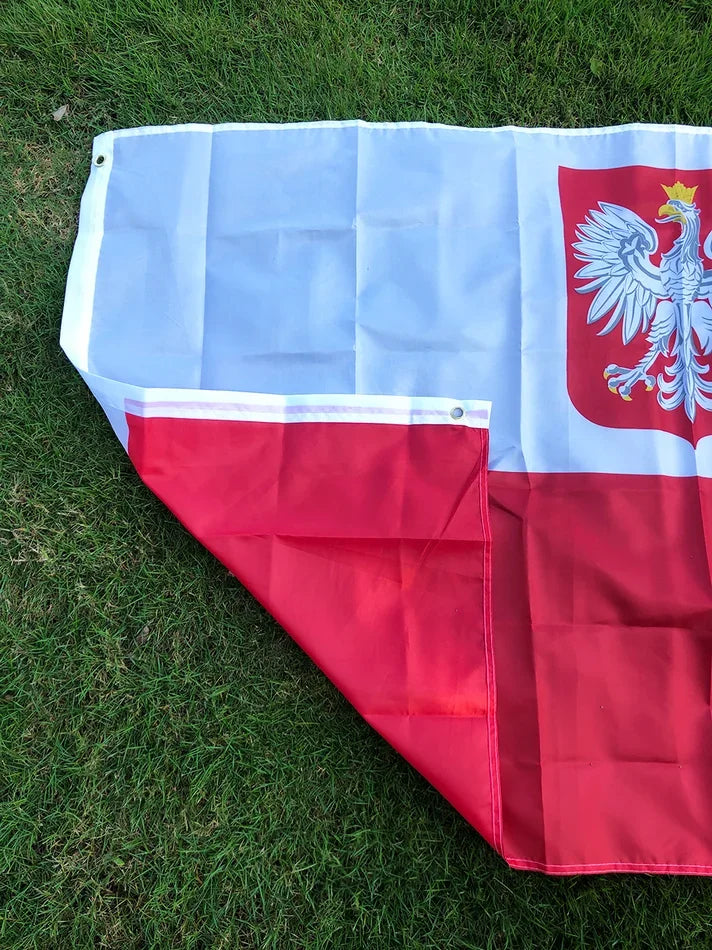Poland Eagle Flag – Polyester Indoor & Outdoor Banner