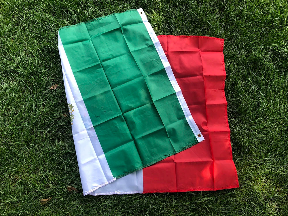 Mexico National flag 60x90cm 90X150cm polyester Hanging Printed Mex Mx Mexican National Flags Mexicanos Banner For Decoration